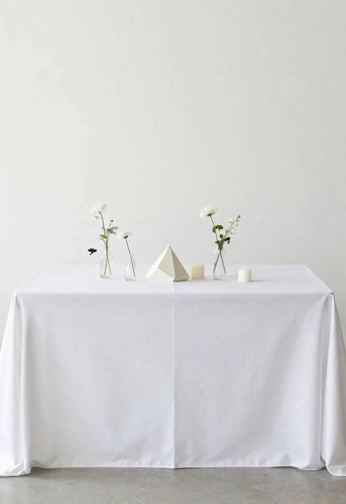 17 Wedding Reception Head Table Ideas That Stand Out - 8. Minimalist Chic 1