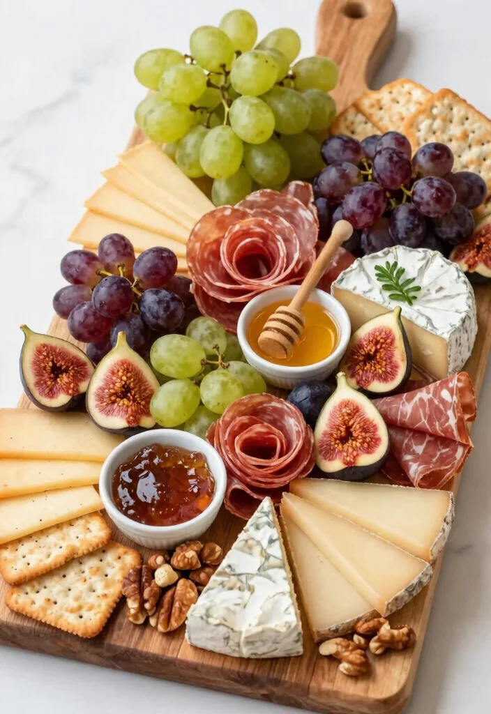 18 Wedding Snack Table Ideas That Feel Fun & Festive 24 18 Wedding Snack Table Ideas That Feel Fun & Festive - 4. Charcuterie Board Extravaganza 1