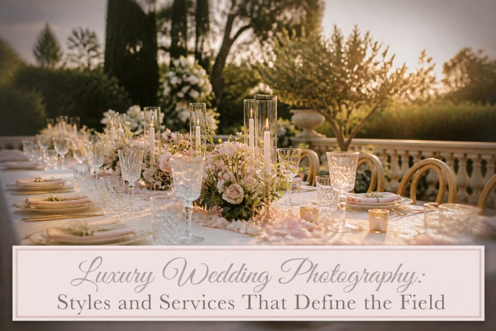 A beautifully arranged wedding scene showcasing elegant decor and floral arrangements.
